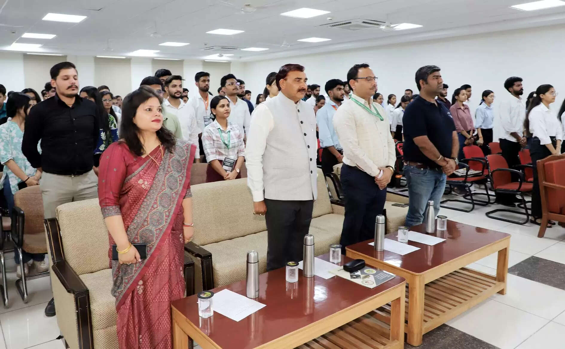 गुजविप्रौवि में कैरियर वर्सेस 2025 के स्वयंसेवकों के लिए सम्मान समारोह आयोजित