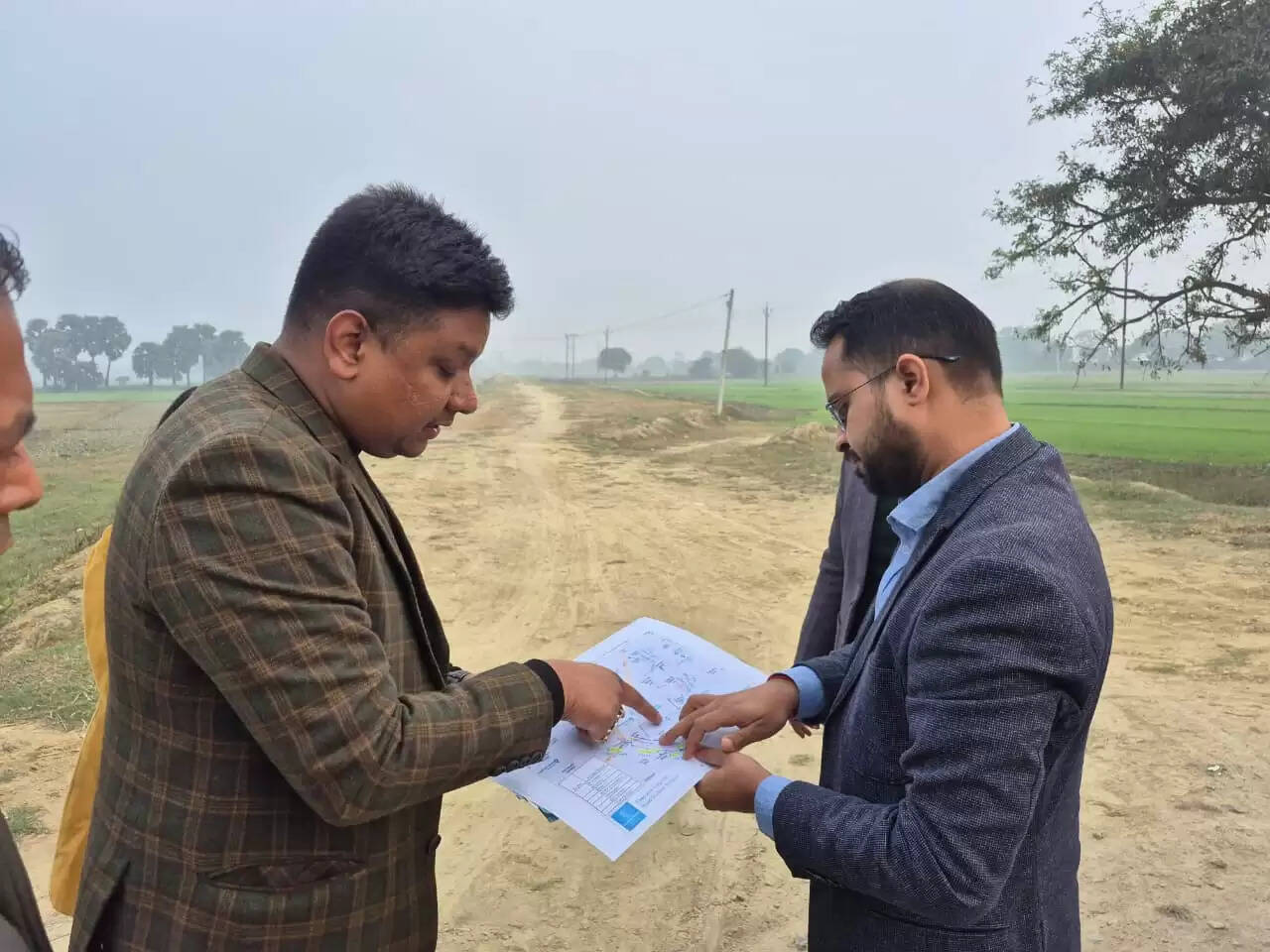 जिलाधिकारी ने गड़खा बाईपास निर्माण परियोजना का किया स्थलीय निरीक्षण