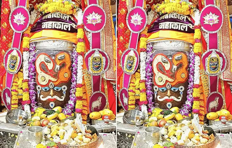 अमावस्या पर भस्म आरती के दौरान हुआ भगवान महाकाल का विशेष श्रृंगार