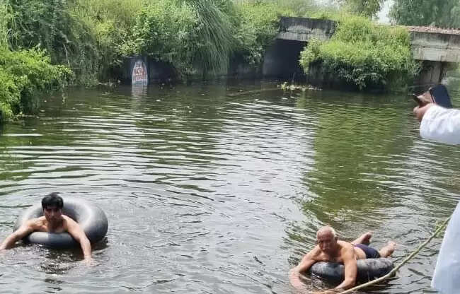 सोनीपत: जलभराव से 200 एकड़ फसल बर्बाद