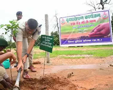 एक पेड़ माँ के नाम, जहाँ है हरियाली, वहाँ है खुशहाली : रक्षित केंद्र कोरबा में किया गया वृक्षारोपण कार्यक्रम