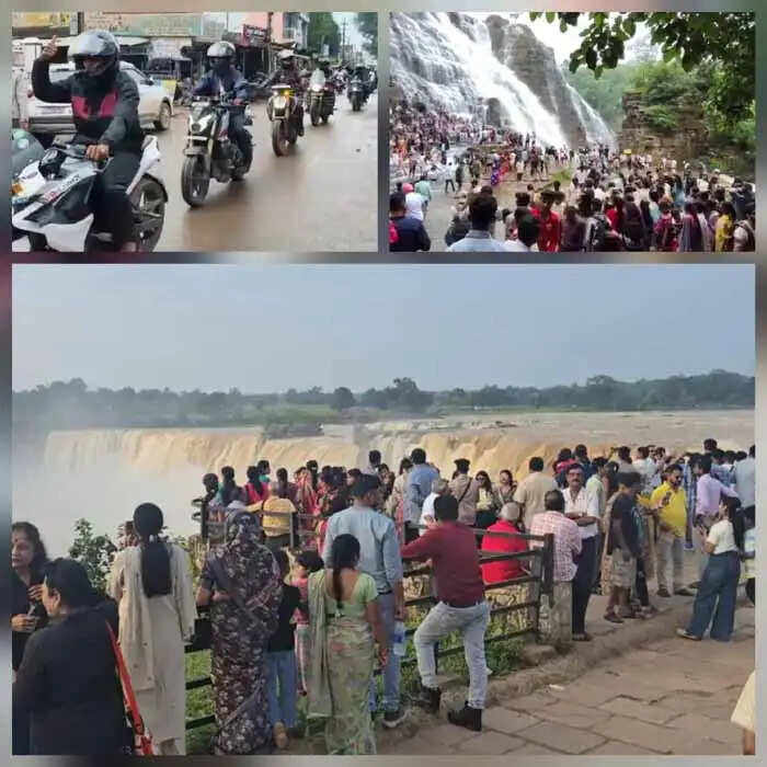 मानसून में बस्तर के चित्रकोट-तीरथगढ़ जलप्रपात में लगातार बढ़ रही पर्यटकाें की संख्या