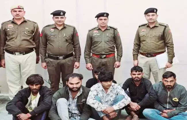 सोनीपत: बिजली तार चोरी में गिरोह के छह आरोपी गिरफ्तार, 20 मामले उजागर