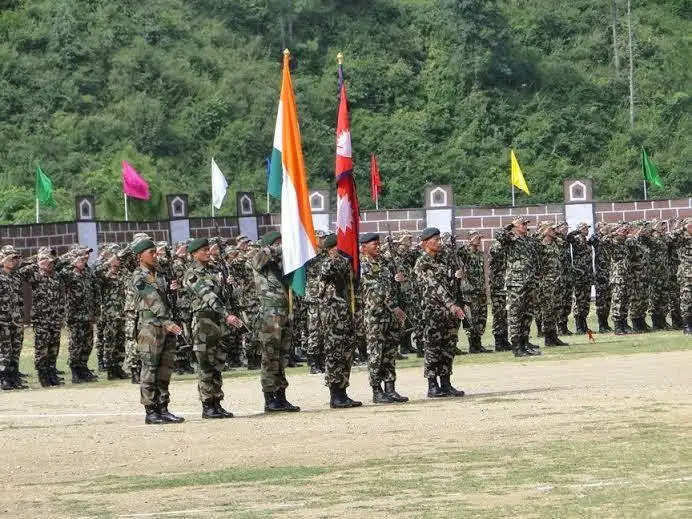संयुक्त सैन्य अभ्यास 'सूर्य किरण' में हिस्सा लेने के लिए नेपाली सेना का दस्ता भारत रवाना