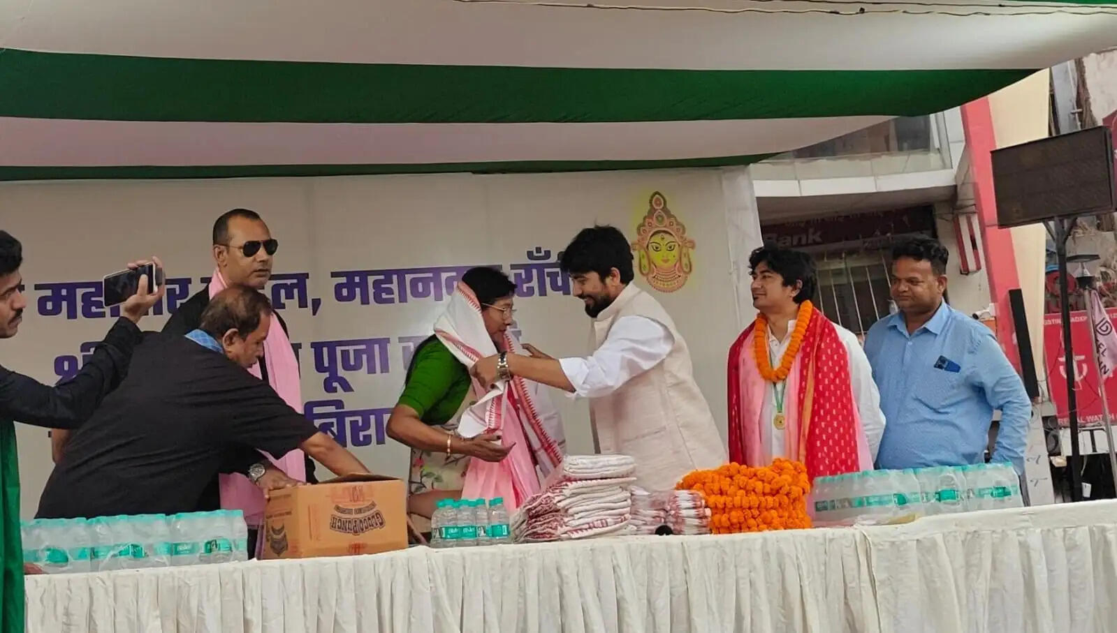 मुहर्रम पर महावीर मंडल ने लगाया स्वागत शिविर