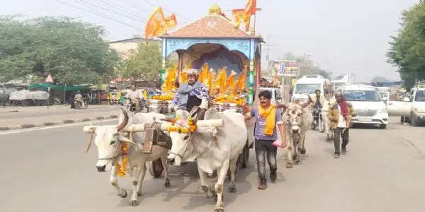 जोधपुर से 11 रथों में अयोध्या राम मंदिर के लिए 600 किलो घी रवाना, एक महीने में पहुंचेगा अयोध्या