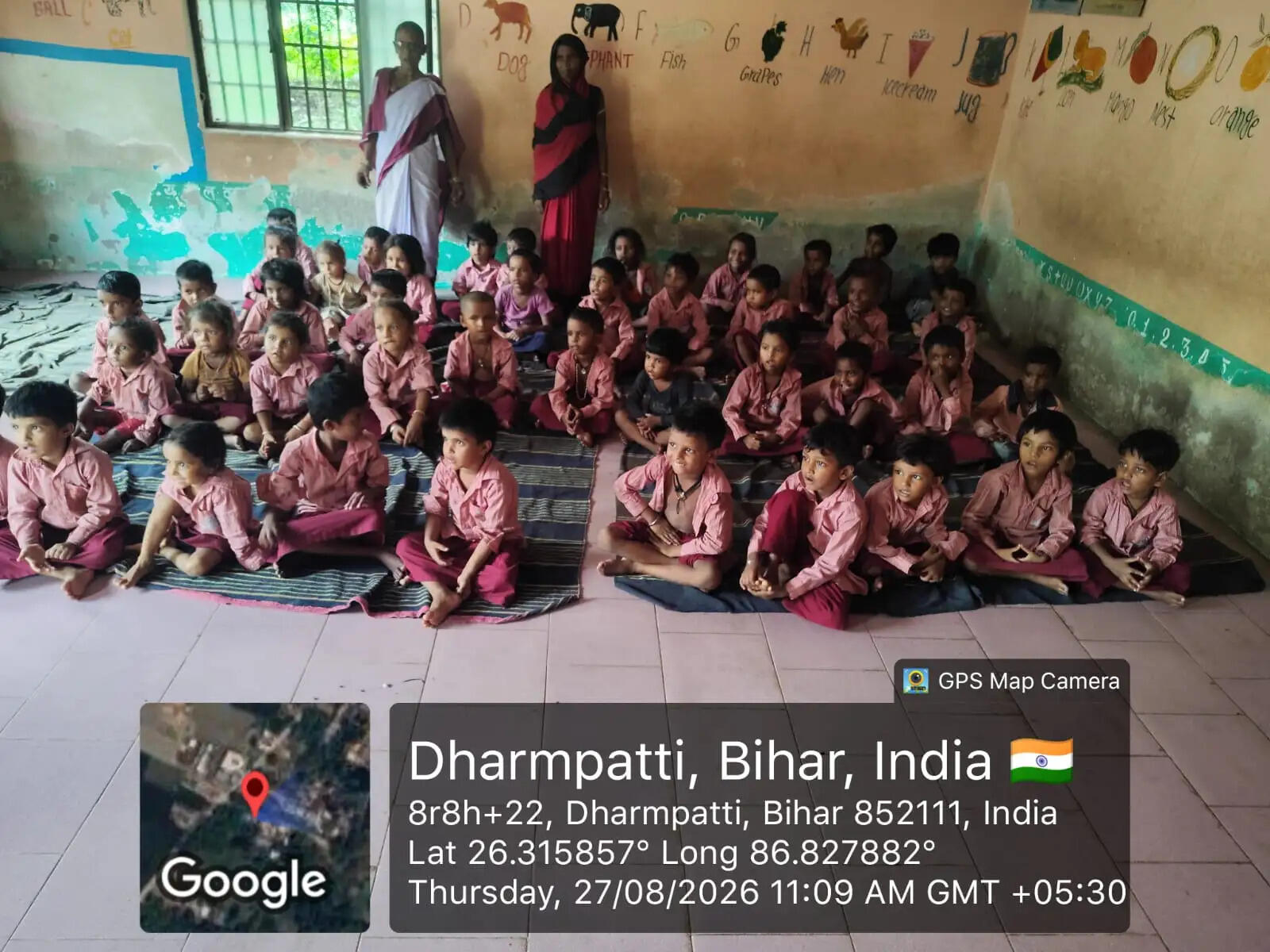 राघोपुर के सात आंगनबाड़ी केंद्रों में बच्चों की शत-प्रतिशत उपस्थिति का निर्देश