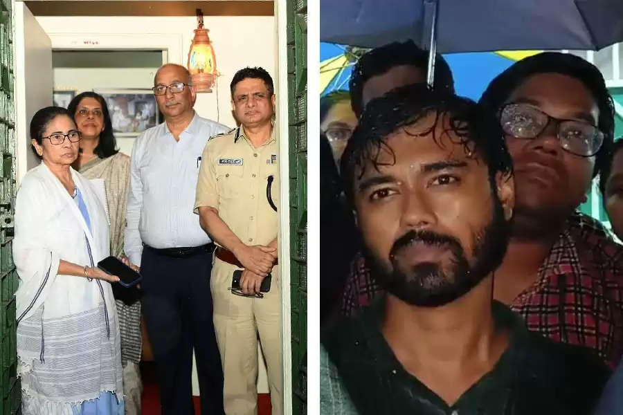 लाइव स्ट्रीमिंग की मांग पर सीएम आवास के पास डेढ़ घंटे तक भीगते रहे डॉक्टर, बाहर निकलकर मुख्यमंत्री ने कहा- हाथ जोड़ रही हूं, अंदर आओ