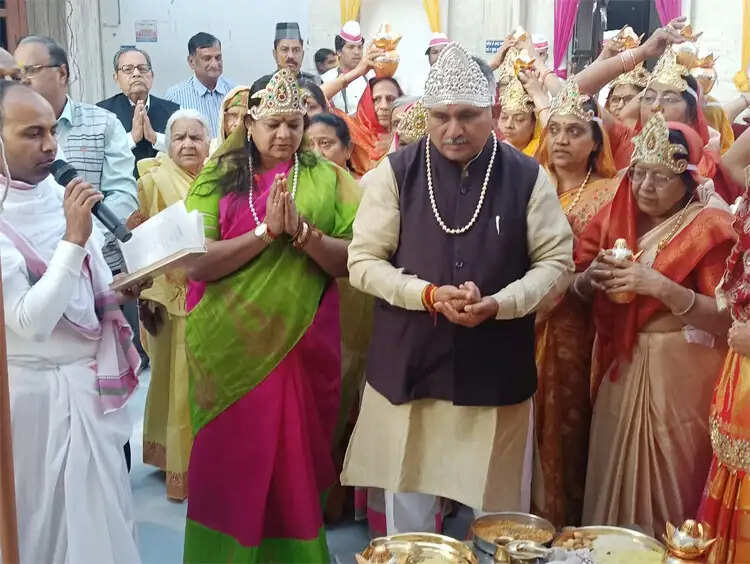 सोनीपत:दिगंबर जैन मंदिर में विद्यासागर संत भवन का लोकार्पण