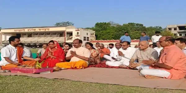 हल्दीघाटी सार्द्ध विजय चतुःशती उत्सव: भूमि पूजन के साथ ही विशाल पाण्डाल निर्माण शुरू
