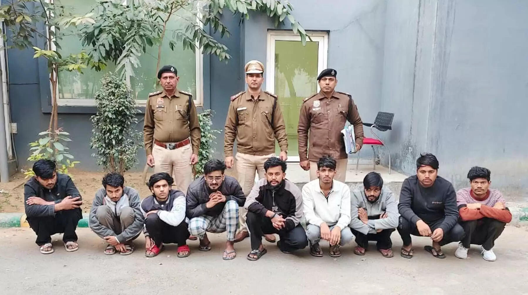 गुरुग्राम: ऑनलाइन गेम खिलाकर ठगी करने वाले नौ आरोपी राजस्थान से गिरफ्तार