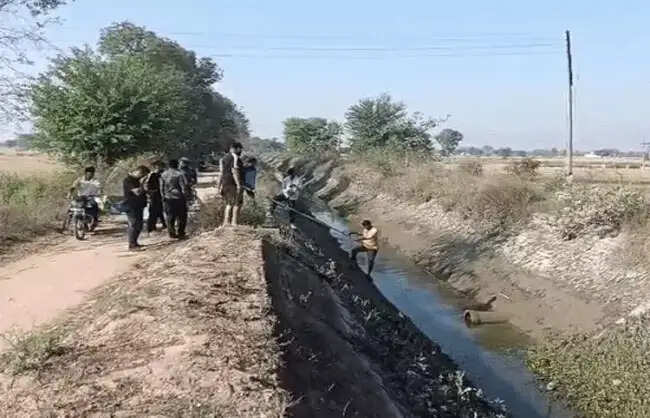 रेवाड़ी में नहर से मिला युवक का शव