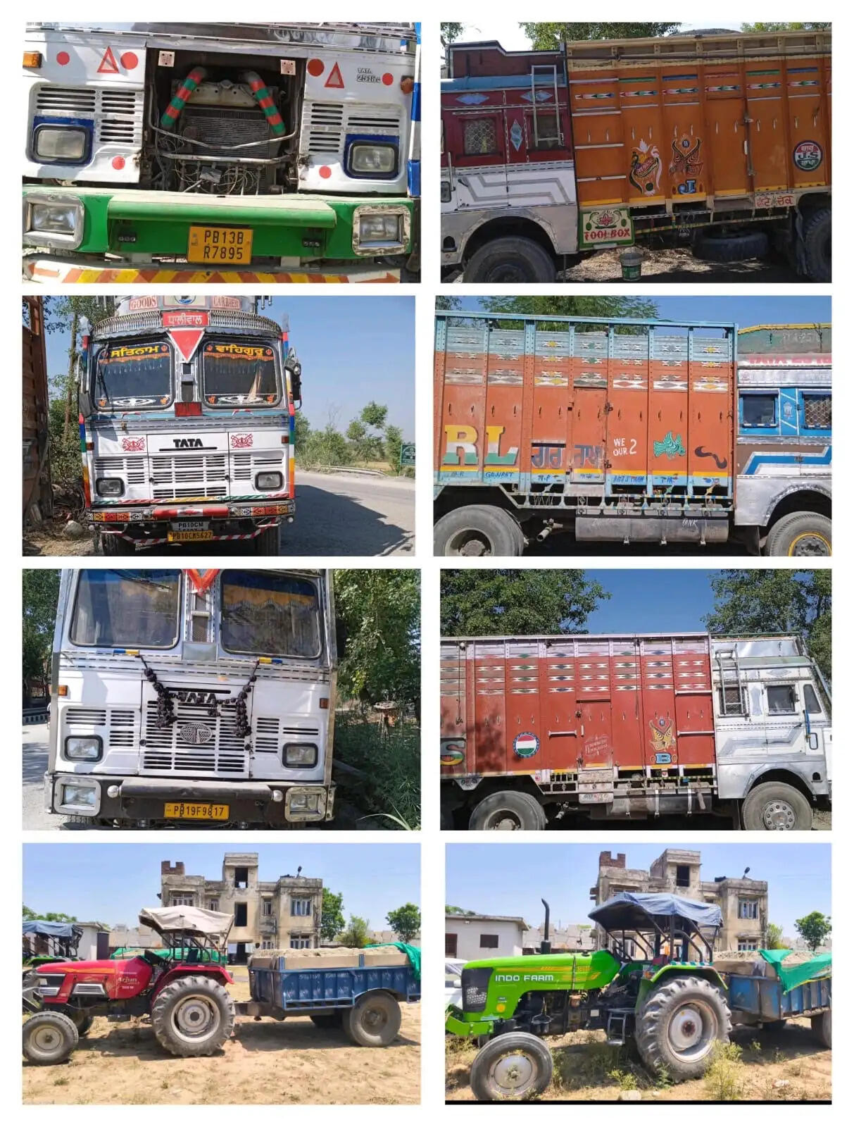 अवैध खनन में लिप्त 5 वाहन जब्त