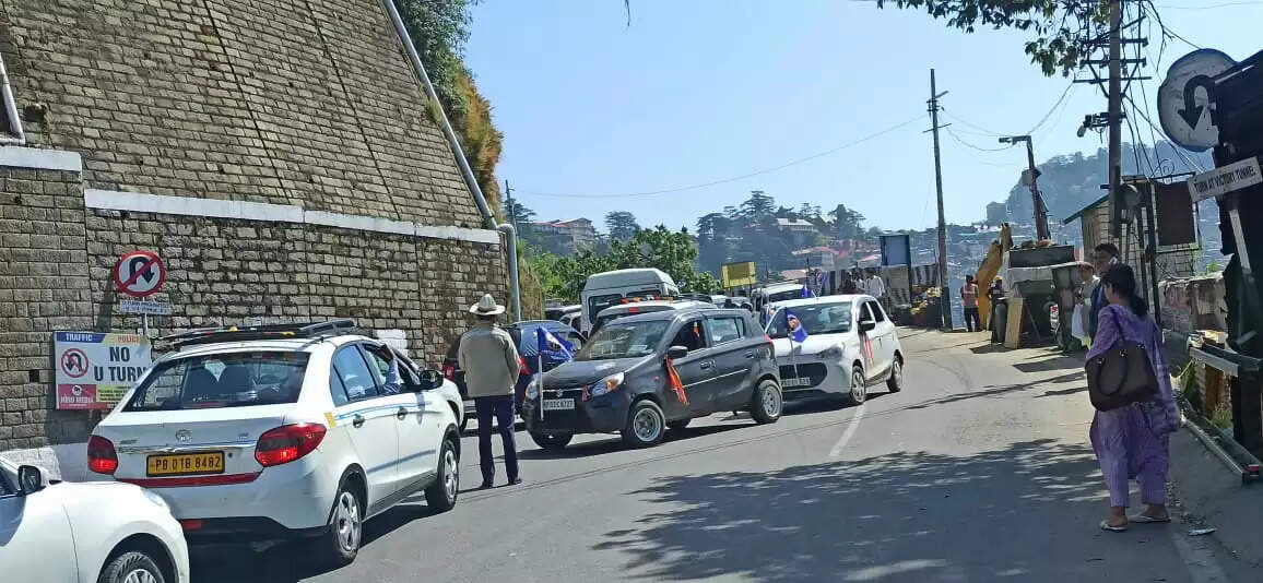 जाम से बेहाल शिमला: आईएसबीटी से ओल्ड बस स्टैंड तक रोजाना घंटों जाम