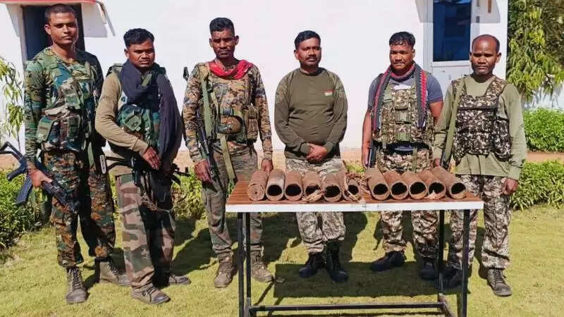 छत्तीसगढ़ में नक्सलियों के छिपाकर रखे गए 11 नग क्लेमोर माइन बरामद