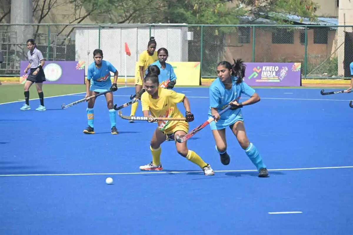 खेलो इंडिया ट्राइबल गेम्स&nbsp;:&nbsp;महिला हॉकी में मिजोरम और ओडिशा पहुँचे फाइनल में