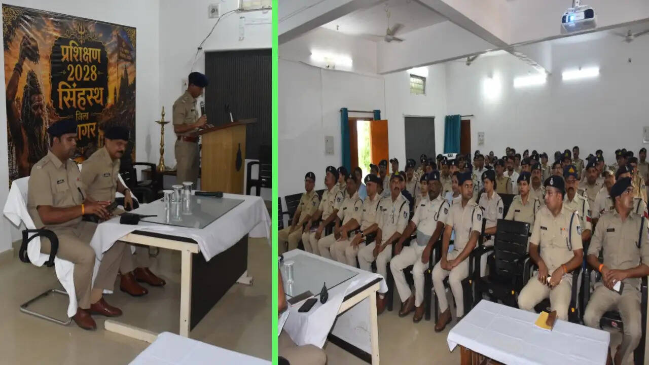 सिंहस्थ-2028 की तैयारियां तेज: सागर में पुलिसकर्मियों के विशेष प्रशिक्षण का चौथा बैच शुरू