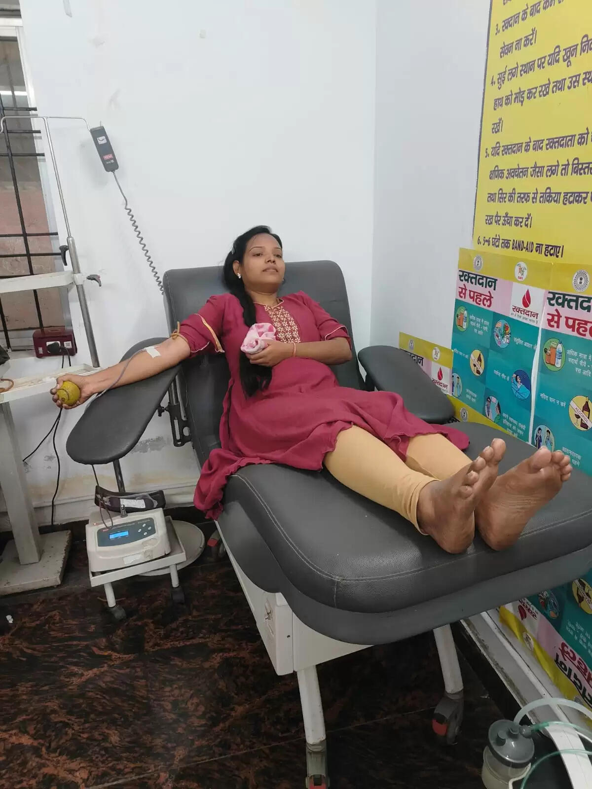 राष्ट्रीय युवा दिवस पर सदर अस्पताल में रक्तदान शिविर का आयोजन