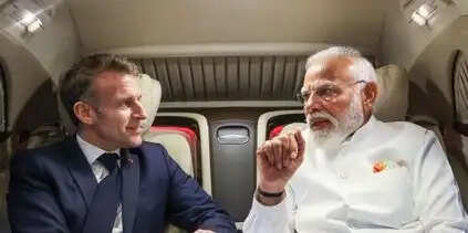 पश्चिम एशिया के हालात पर मोदी-मेक्रों में बातचीत