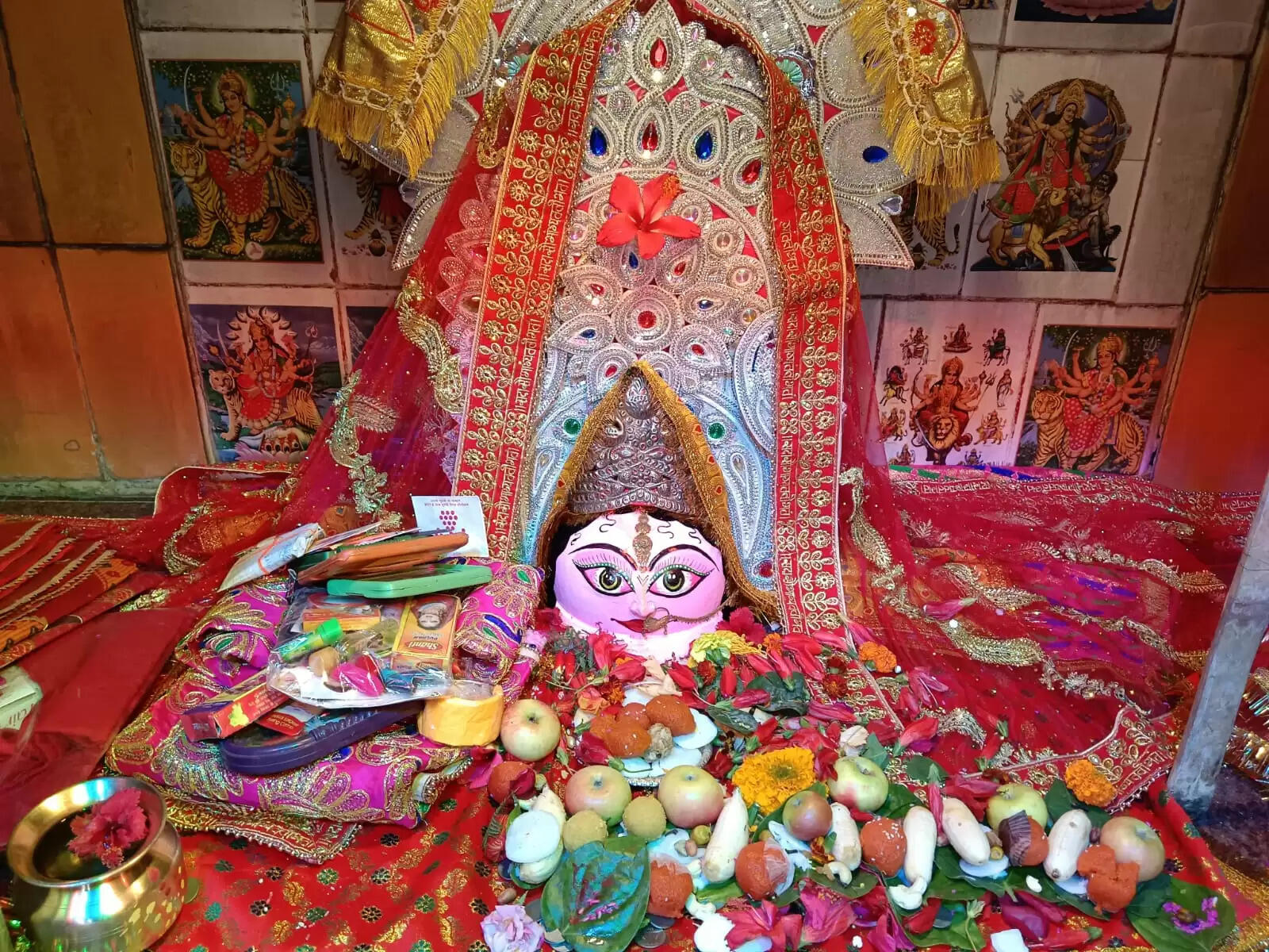 नववर्ष पर चाटी माई मंदिर में लगने वाले मेला के पूर्व 48 घंटे का अष्टयाम हुआ शुरू