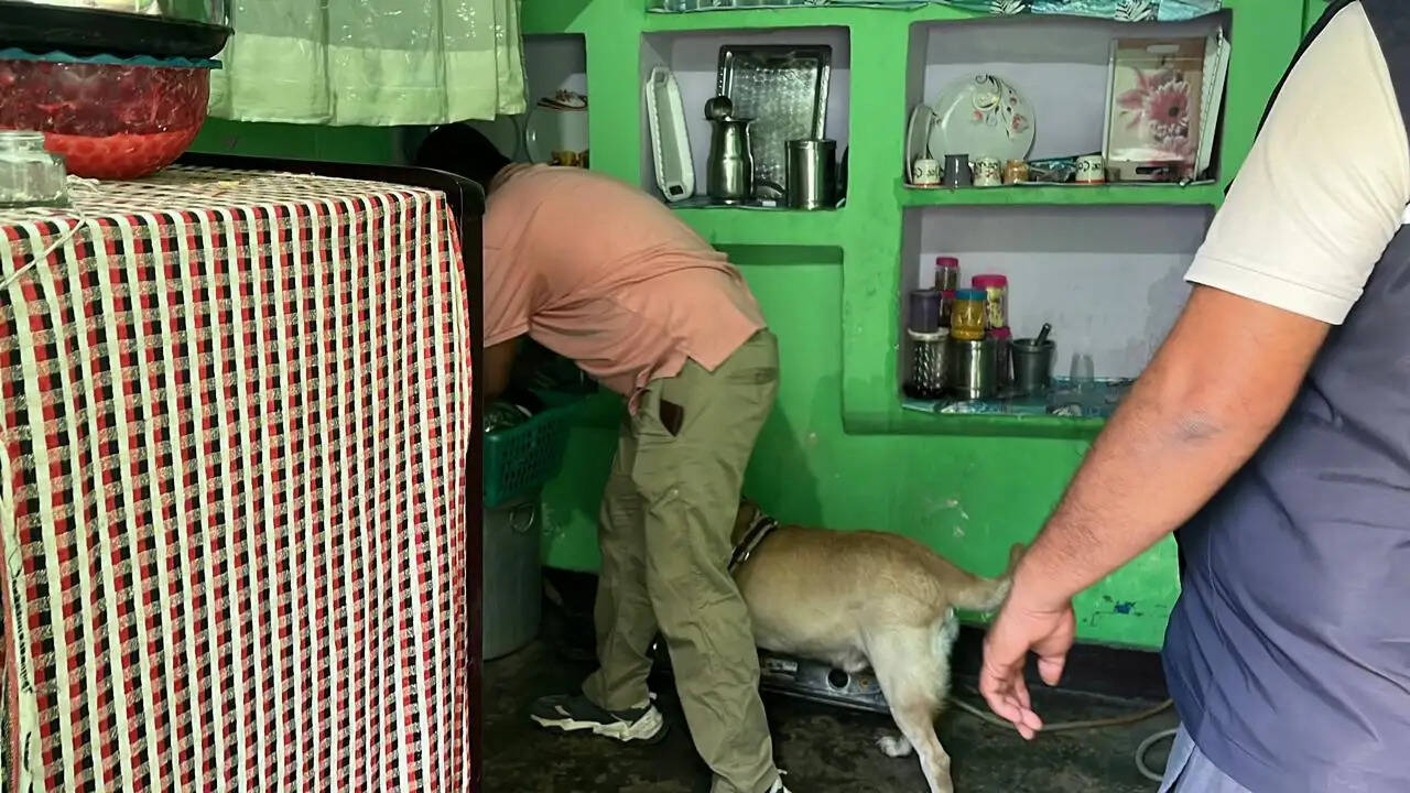 फरीदाबाद : नार्को डॉग ‘चार्ली’ के साथ एचएसएनसीबी ने चलाया सर्च ऑपरेशन