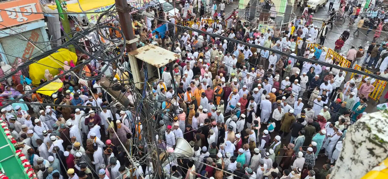 दमोहः ईद मिलादुन्नबी पर निकला जुलूस, धार्मिक उत्साह
