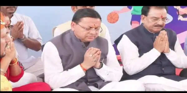 उत्तराखंड के पहले क्रीड़ा विश्वविद्यालय का मुख्यमंत्री धामी ने किया शिलान्यास