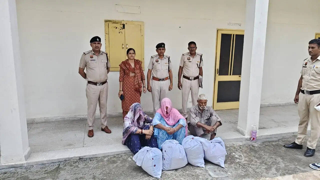 जींद : 21 किलो से अधिक चूरा पोस्त के साथ दो महिलाआं सहित तीन गिरफ्तार
