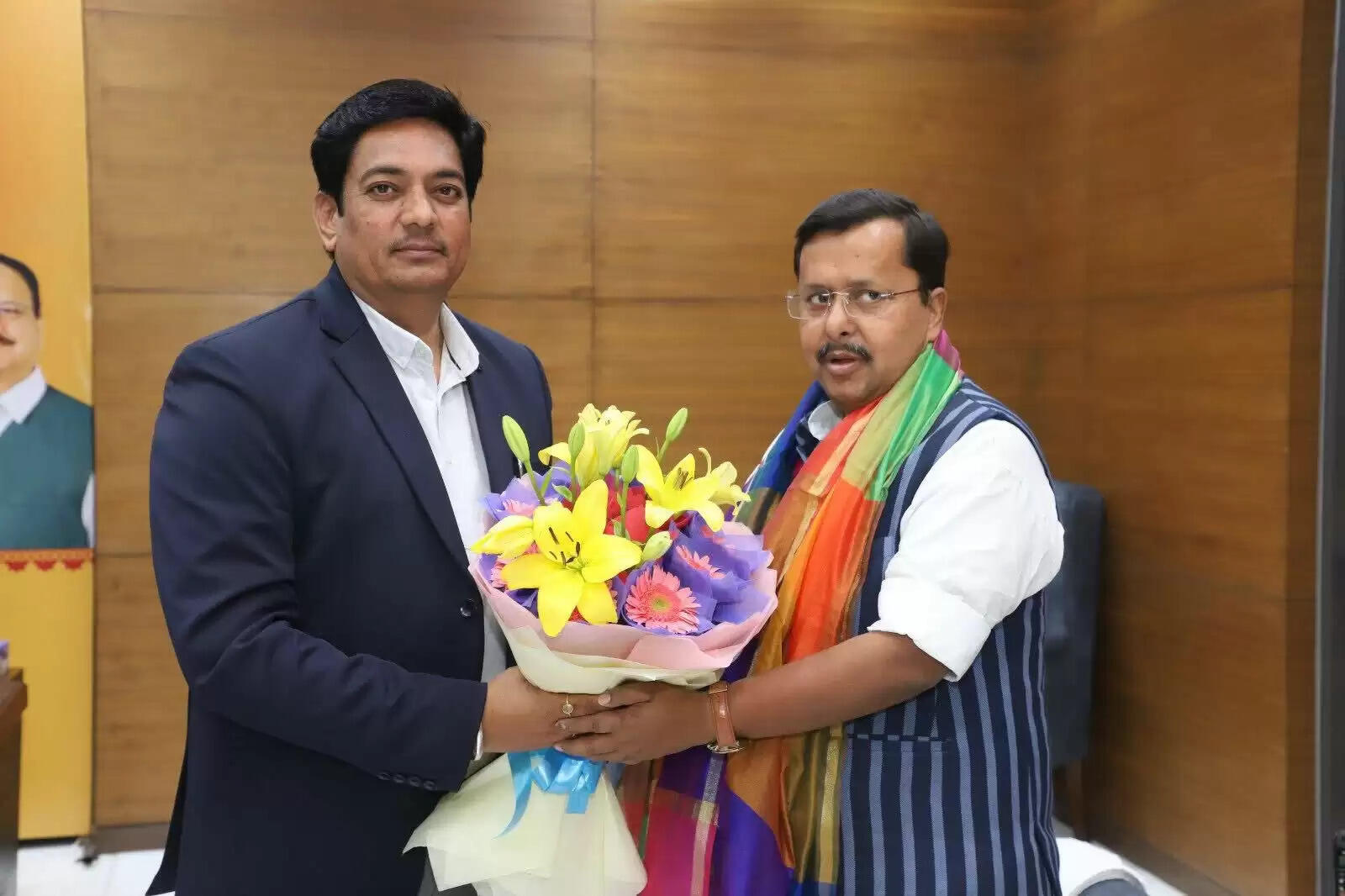 नवनियुक्त कार्यकारी राष्ट्रीय अध्यक्ष नितिन नबीन को अविनाश गहलोत ने दी बधाई