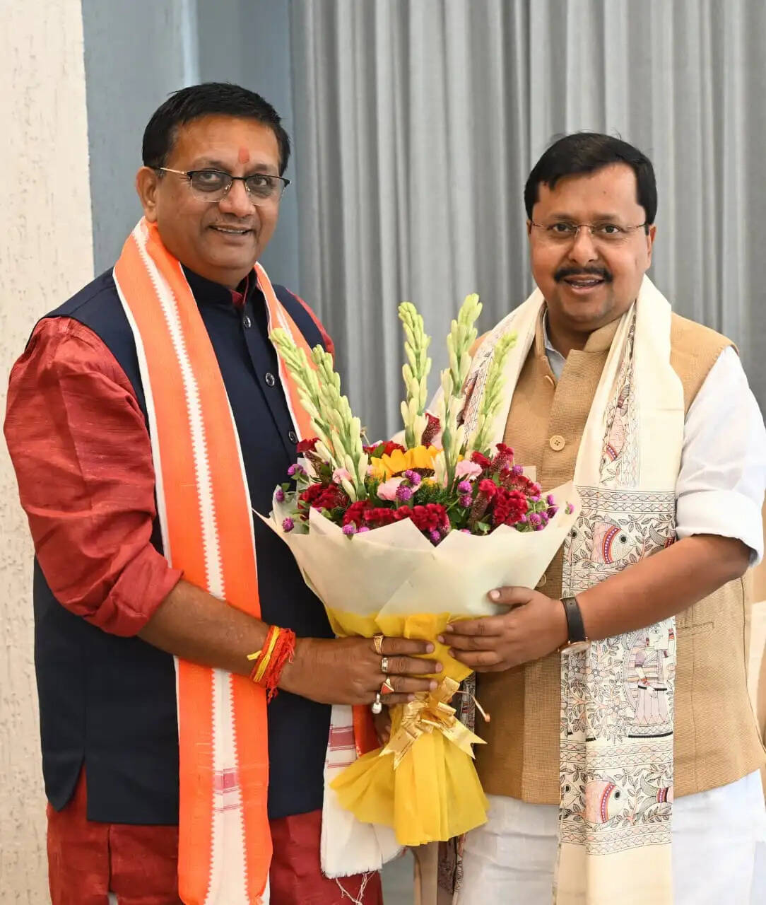 पथ निर्माण मंत्री इं. शैलेंद्र ने भाजपा के राष्ट्रीय अध्यक्ष से की शिष्टाचार भेंट