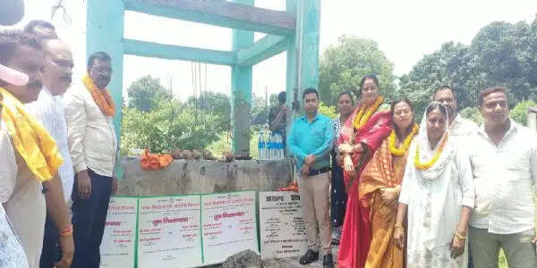 रामगढ़ में तीन स्थानों पर जलमीनार मरम्मत योजनाओं का शिलान्यास