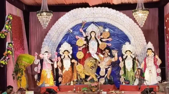 अनूपपुर: महाअष्टमी कालरत्रि का विषेश अनुष्ठान चला सुबह तक, गरबा और बंगाली ढाक-काली नृत्य की हुई प्रस्तुतियां