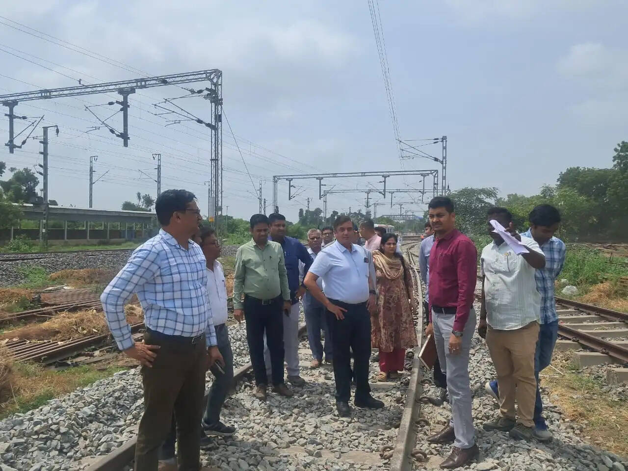 मंडल रेल प्रबंधक अजमेर का ब्यावर, सोजत रोड और मारवाड़ जंक्शन दौरा