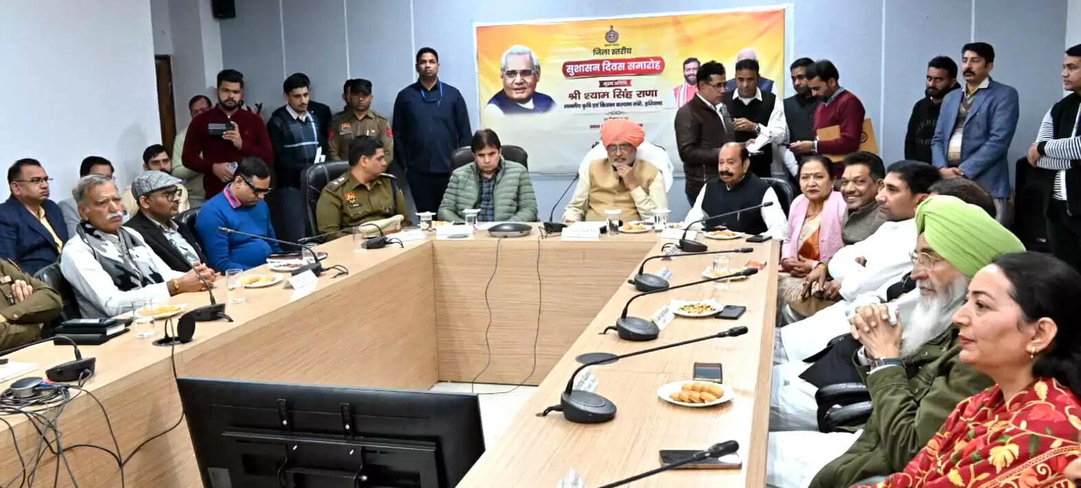 सिरसा: जन समस्याओं का त्वरित और नीतिगत रूप से निपटान ही सुशासन: श्याम सिंह राणा
