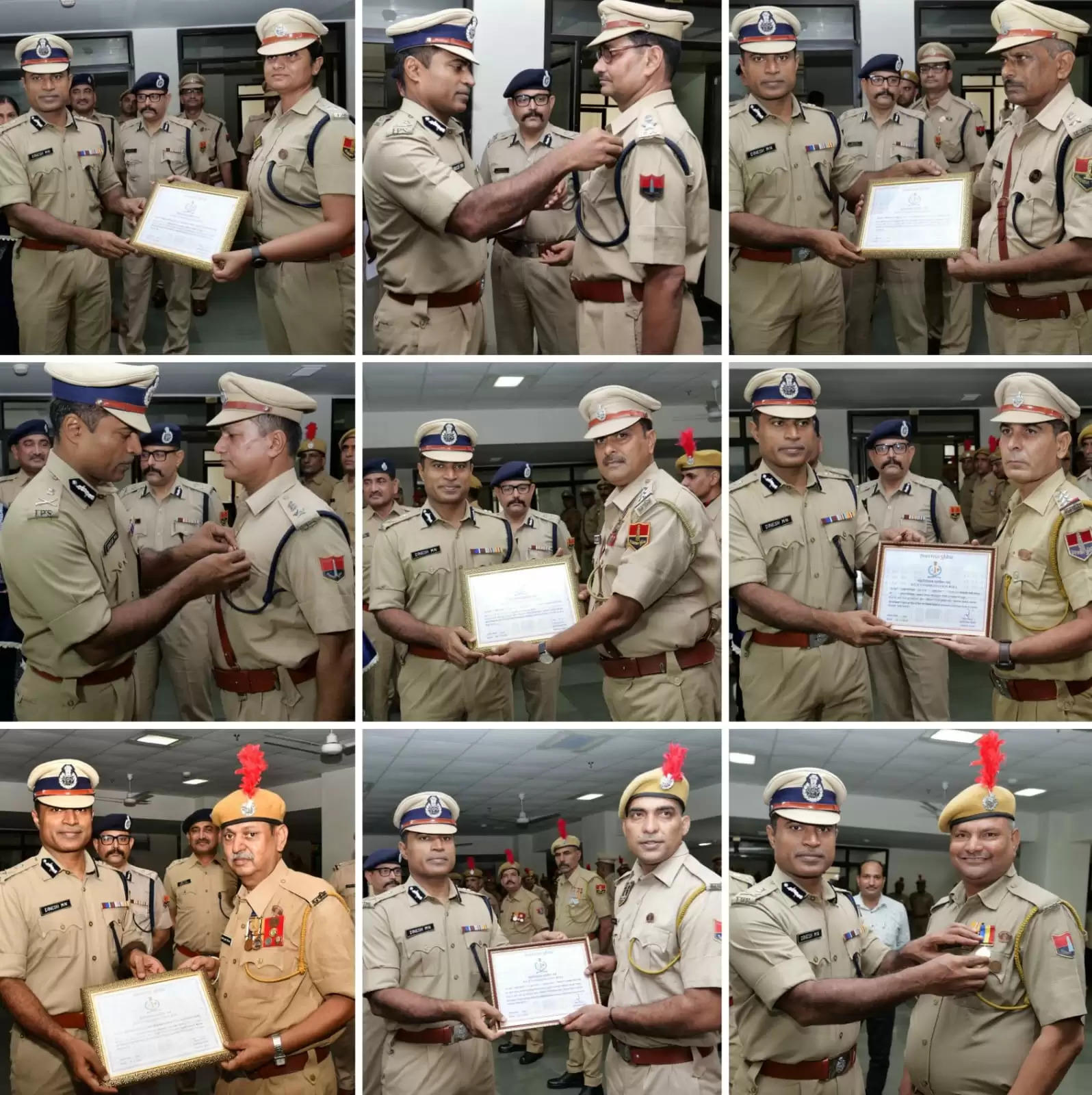 पुलिस अलंकरण समारोह : पुलिस मुख्यालय सीआईडी अपराध शाखा के 103 पुलिसकर्मी सम्मानित