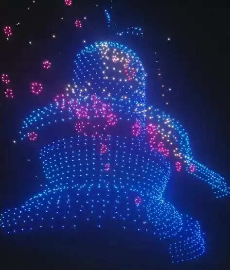 रोशनी में नहाया सोमनाथ, ड्रोन शो ने बना दिया यादगार, 3000 ड्रोन से सजा आकाश