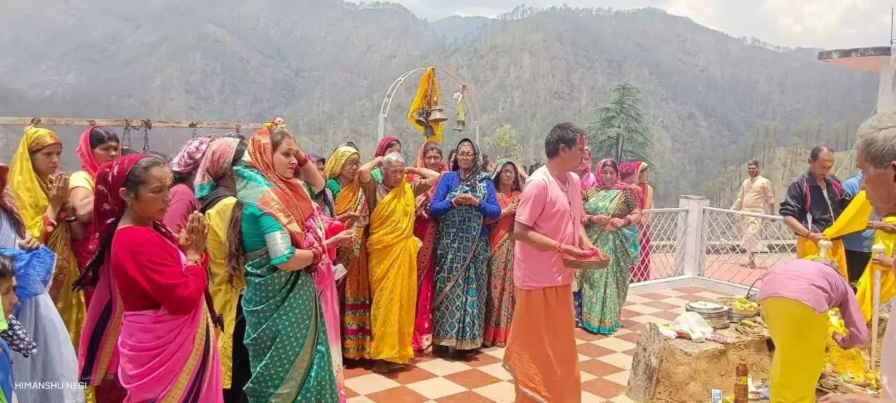 कार्तिक स्वामी मंदिर में आयोजित पूजा संपन्न