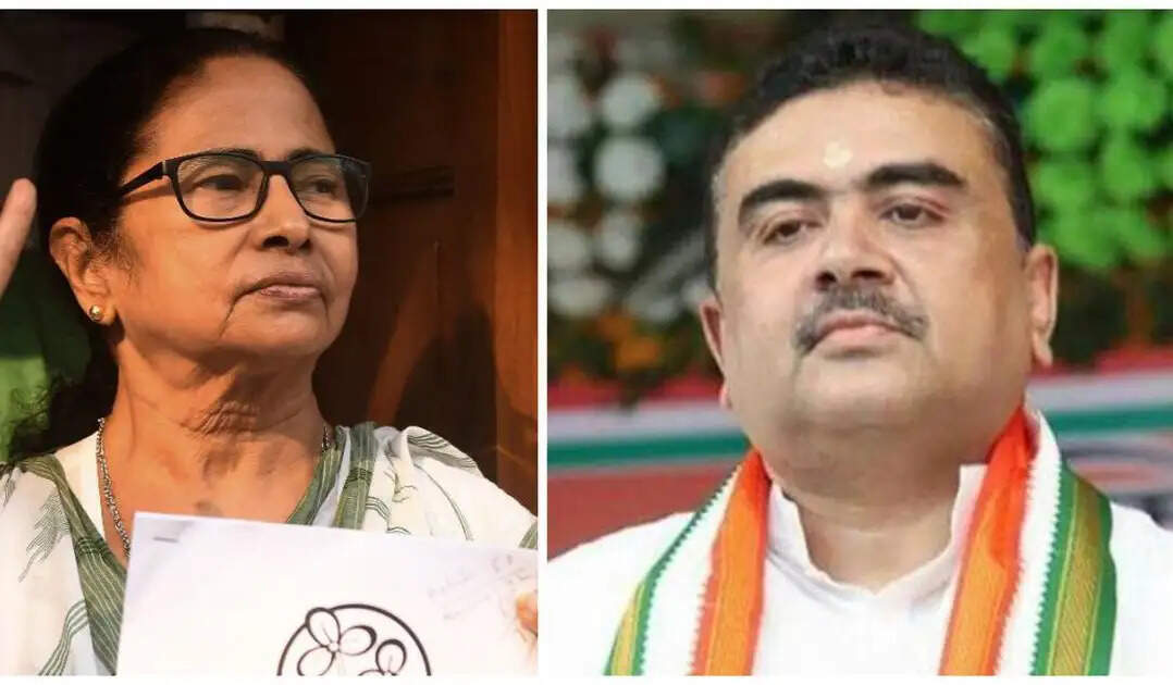 भवानीपुर में बड़ा उलटफेर, ममता बनर्जी को शुभेंदु अधिकारी ने दी करारी शिकस्त