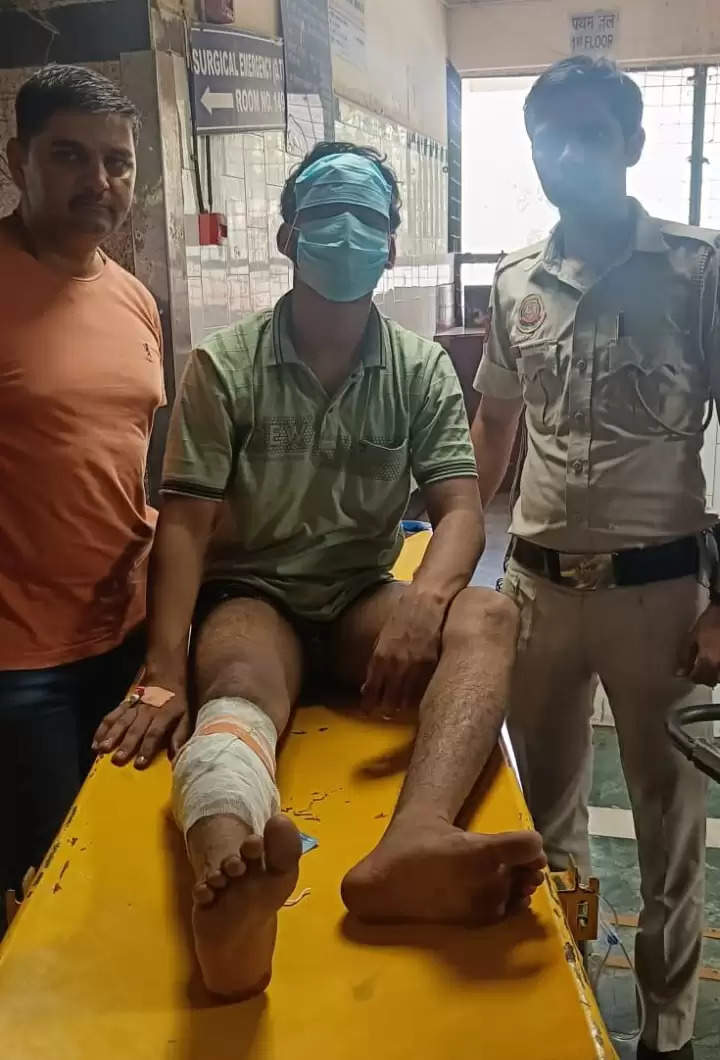 वेलकम में पुलिस मुठभेड़ के बाद बदमाश गिरफ्तार