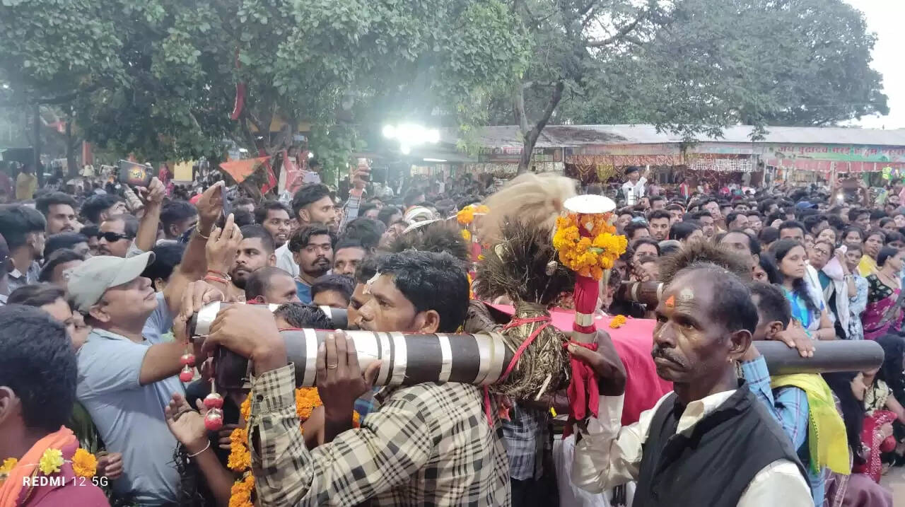 गंगरेल मड़ई में चार जिलों के 52 गांवों से पहुंचे देवी-देवता