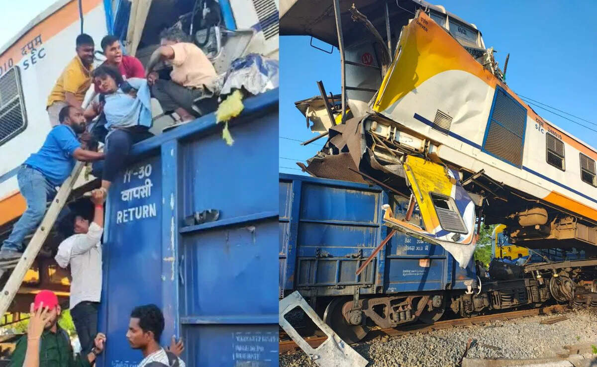 (अपडेट) छत्तीसगढ़ के बिलासपुर में पैसेंजर ट्रेन और मालगाड़ी में टक्कर, चार की मौत, रेस्क्यू आपरेशन जारी