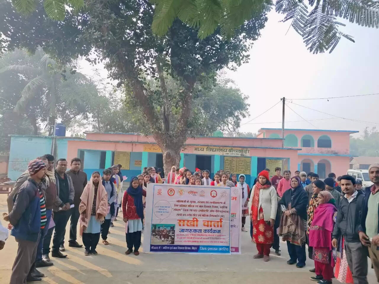 बाल विवाह मुक्त भारत अभियान के तहत छात्राओं ने ली शपथ