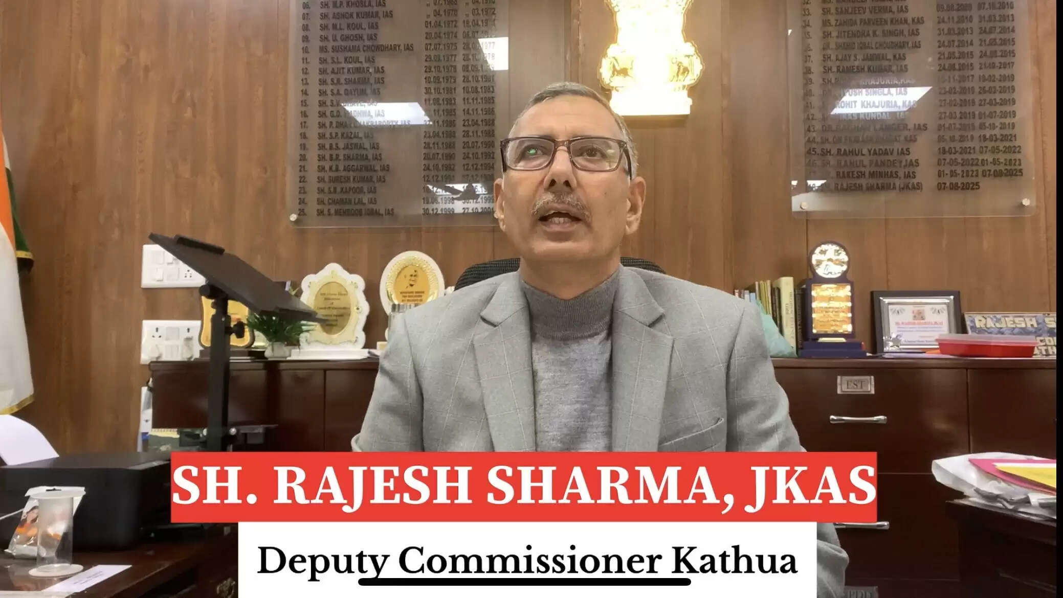 डीसी कठुआ की जनता से अपील, पल्स पोलियो टीकाकरण अभियान में भाग लें