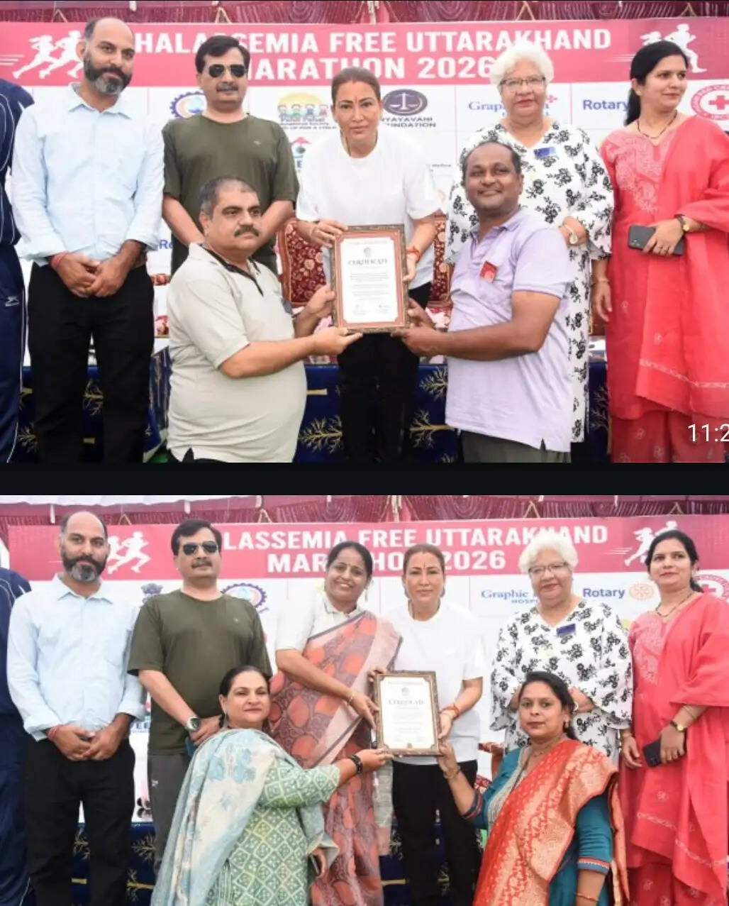 'रन फॉर थैलेसीमिया' मैराथन संपन्न, मंत्री ने विजेताओं को किया सम्मानित