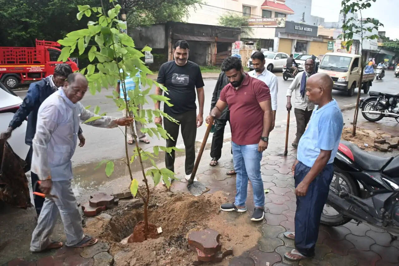 कोरबा में ‘एक पेड़ मां के नाम’ अभियान के तहत कपिलेश्वर महादेव मंदिर मार्ग पर हुआ वृक्षारोपण