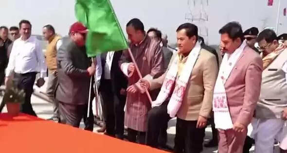 केंद्रीय मंत्री सोनोवाल ने किया जोगीघोपा टर्मिनल का उद्घाटन, बाेले-भारत-भूटान और बांग्लादेश व्यापार को मिलेगी मजबूती