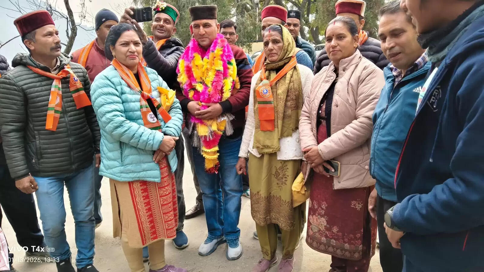 सुनील भंडारी का&nbsp;प्रदेश ओबीसी मोर्चा बनने पर हुआ स्वागत