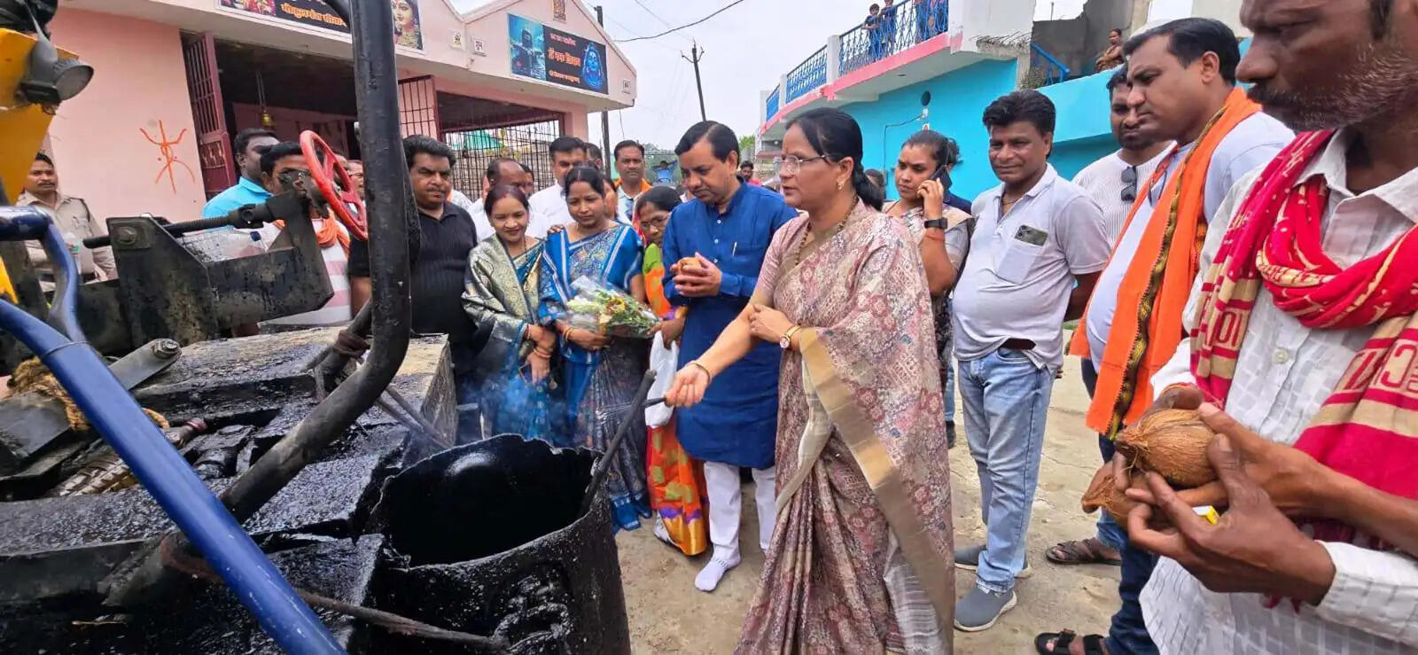 कोरबा : गोकुलगंज से सीतामणी मेन रोड तक सड़क डामरीकरण कार्य प्रारंभ