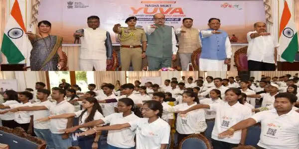 राज्यपाल डेका और मुख्यमंत्री साय की मौजूदगी में रायपुर से ‘नशा मुक्त युवा विकसित भारत संकल्प अभियान’ का शुभारंभ