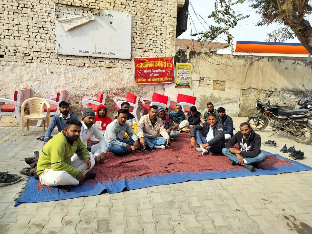 सिरसा: सफाई कर्मचारी गुरुवार से 2 दिनों की हड़ताल पर गए